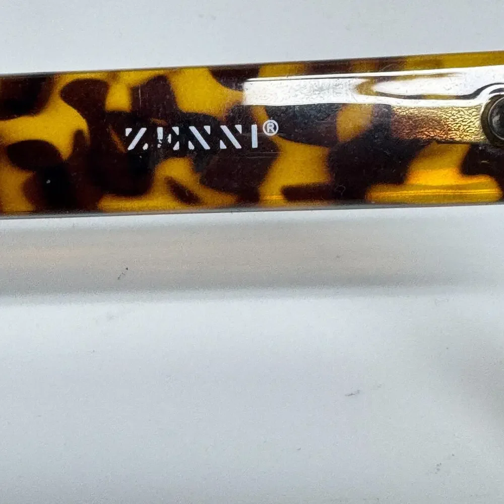 ZENNI Designer Cat-Eye Sunglasses‎ Animal Print Frame Orange 2032425 H17423